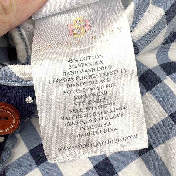 Swoon Baby Blue Nantucket Romper - Picture 8 of 8